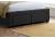 4ft6 Double Valentine Charcoal fabric upholstered 2 drawer storage bed frame 5